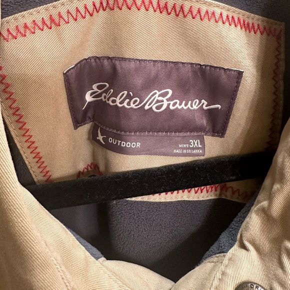 Eddie Bauer Fleece Lined Snap-Up Shacket - Picture 4 of 6